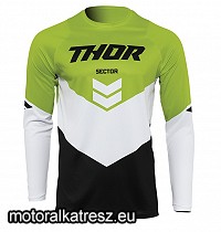 Thor SECTOR CHEV fekete-fehér-zöld mez M (1 db) Thor SECTOR CHEV fekete-fehér-zöld mez M (1 db)