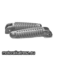 Biketec Első lábtartópár, ezüst BTFR030 (1 pár) Biketec Első lábtartópár, ezüst BTFR030 (1 pár)