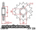 JT 105-669-17 első lánckerék (1 db) JT 105-669-17 első lánckerék (1 db)