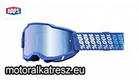 100% Accuri2 kék védőszemüveg kék színű tükrös lencsével (cross/enduro/ATV/quad) 50014-00014 (1 db)