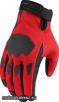 ICON Hooligan piros-fekete cross/enduro/nyári kesztyű M (1 pár) ICON Hooligan piros-fekete cross/enduro/nyári kesztyű M (1 pár)