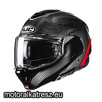 HJC F100 CARBON STAN MC1 karbon-szürke-piros hátranyitható bukósisak M (1 db) HJC F100 CARBON STAN MC1 karbon-szürke-piros hátranyitható bukósisak M (1 db)