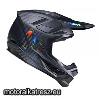 Kenny Racing Titanium Carbon Matt Holographic cross sisak matt fekete S (1 db) Kenny Racing Titanium Carbon Matt Holographic cross sisak matt fekete S (1 db)