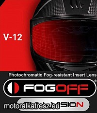 MT FOGOFF100 BLADE, THUNDER 3, STINGER sisakokhoz V-12 (1 db) MT FOGOFF100 BLADE, THUNDER 3, STINGER sisakokhoz V-12 (1 db)
